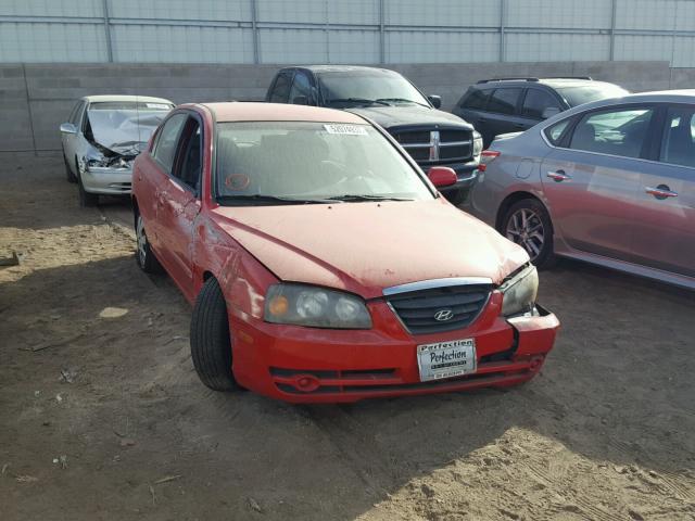 KMHDN46DX4U793161 - 2004 HYUNDAI ELANTRA GL RED photo 1