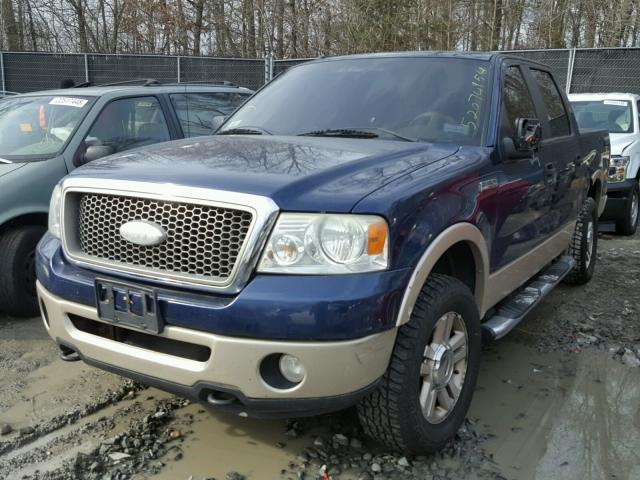 1FTPW14V67FB40697 - 2007 FORD F150 SUPER BLUE photo 2