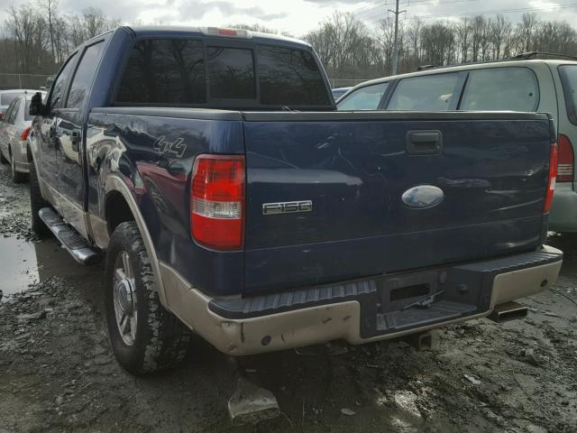 1FTPW14V67FB40697 - 2007 FORD F150 SUPER BLUE photo 3