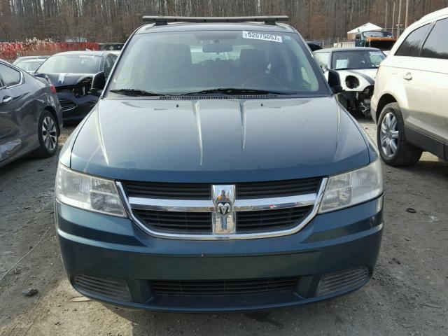 3D4GG47B89T220336 - 2009 DODGE JOURNEY SE GREEN photo 9