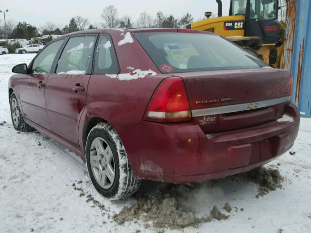 1G1ZT61836F108505 - 2006 CHEVROLET MALIBU MAX MAROON photo 3