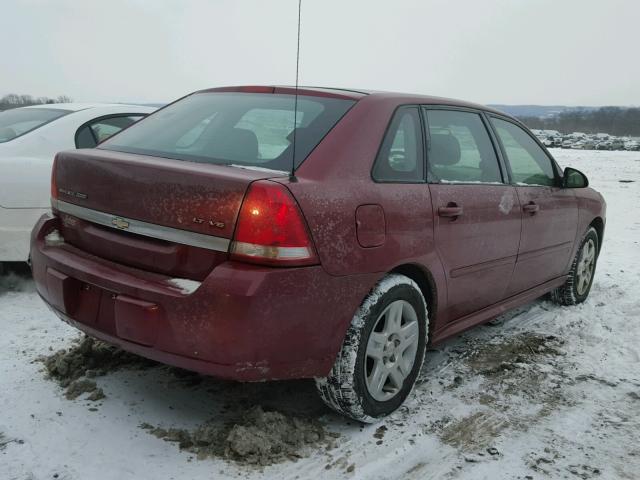 1G1ZT61836F108505 - 2006 CHEVROLET MALIBU MAX MAROON photo 4