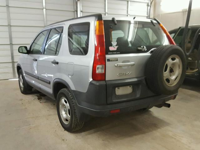 SHSRD78404U221920 - 2004 HONDA CR-V LX SILVER photo 3