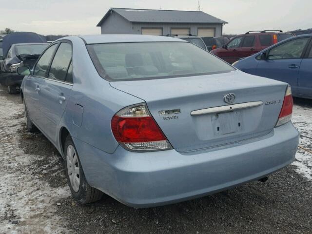 4T1BE30K96U683102 - 2006 TOYOTA CAMRY LE BLUE photo 3