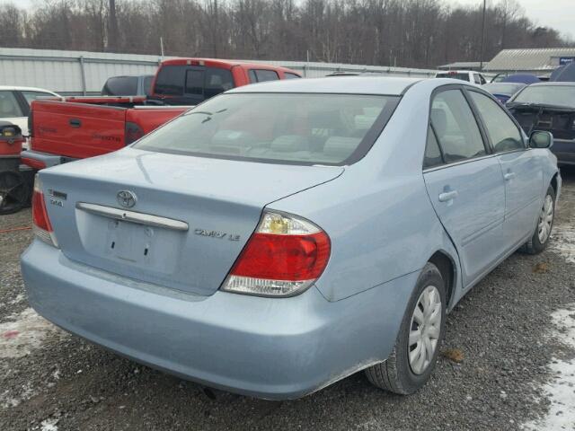 4T1BE30K96U683102 - 2006 TOYOTA CAMRY LE BLUE photo 4