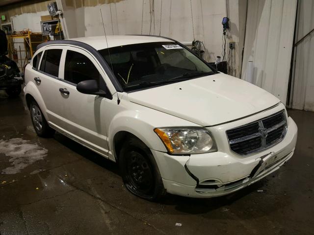 1B3HB28B28D696297 - 2008 DODGE CALIBER WHITE photo 1