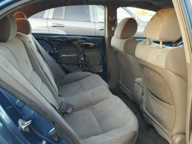 19XFA1F81AE013052 - 2010 HONDA CIVIC EX ლურჯი ფოტო 6