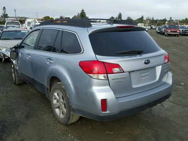 4S4BRBKCXD3276865 - 2013 SUBARU OUTBACK 2. SILVER photo 3