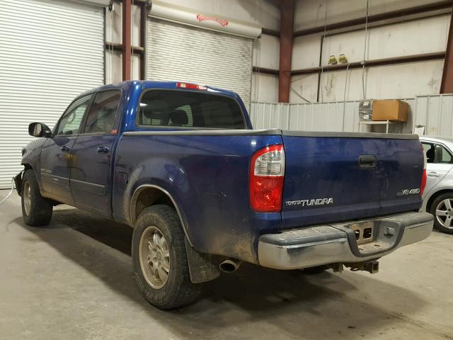 5TBDT44176S533304 - 2006 TOYOTA TUNDRA DOU BLUE photo 3