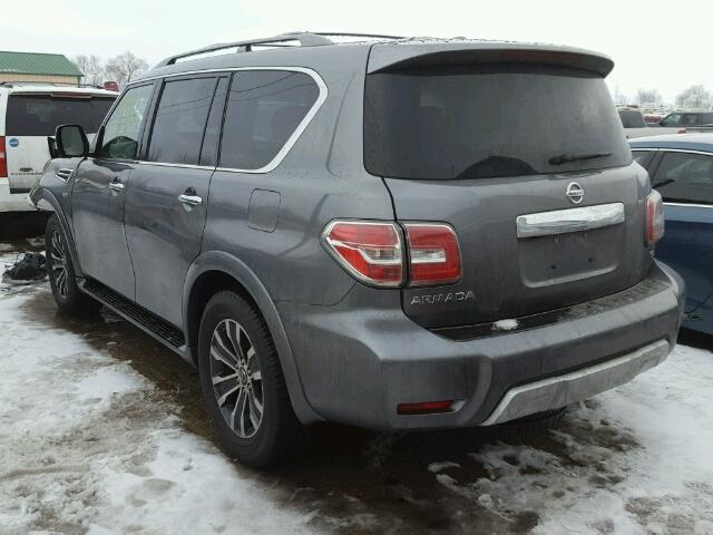 JN8AY2NC8H9512130 - 2017 NISSAN ARMADA SV GRAY photo 3