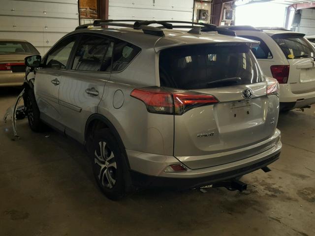 2T3BFREV0HW566960 - 2017 TOYOTA RAV4 LE GRAY photo 3