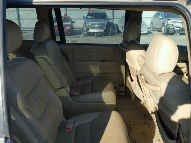 5FNRL38767B136291 - 2007 HONDA ODYSSEY EX TAN photo 6