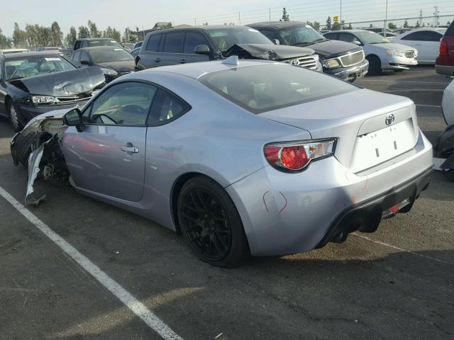 JF1ZNAA14G9700332 - 2016 TOYOTA SCION FR-S ვერცხლისფერი ფოტო 3