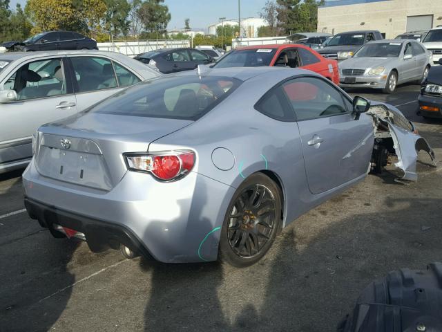 JF1ZNAA14G9700332 - 2016 TOYOTA SCION FR-S SILVER photo 4