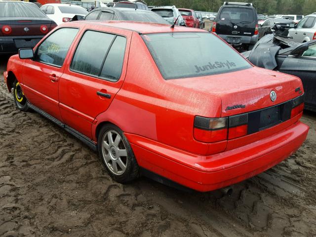 WVWTS81H4RW525082 - 1994 VOLKSWAGEN JETTA III RED photo 3