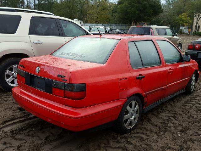 WVWTS81H4RW525082 - 1994 VOLKSWAGEN JETTA III RED photo 4