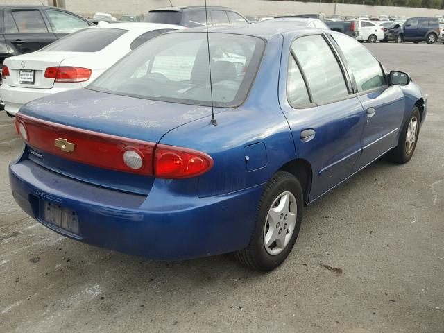 1G1JC52F157106328 - 2005 CHEVROLET CAVALIER BLUE photo 4