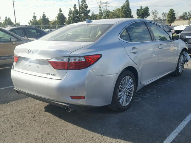 JTHBK1GG8F2208005 - 2015 LEXUS ES 350 SILVER photo 4