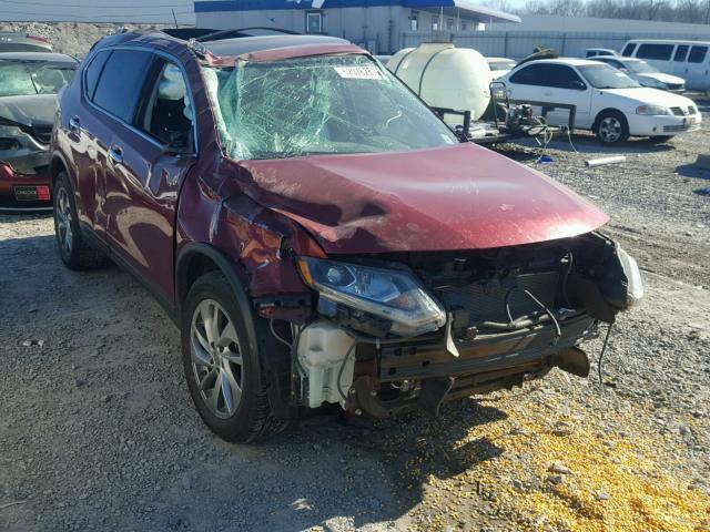 5N1AT2MT6EC766473 - 2014 NISSAN ROGUE S RED photo 1