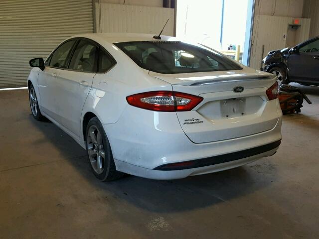 3FA6P0G76GR190735 - 2016 FORD FUSION S WHITE photo 3