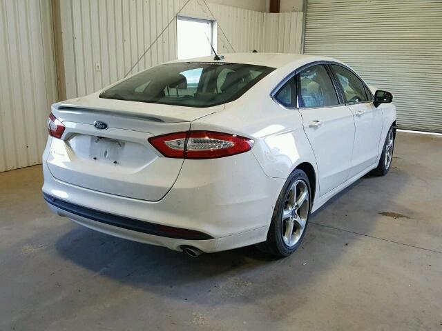 3FA6P0G76GR190735 - 2016 FORD FUSION S WHITE photo 4