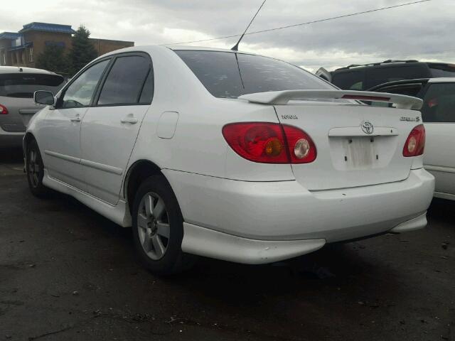 1NXBR32E44Z258346 - 2004 TOYOTA COROLLA CE WHITE photo 3