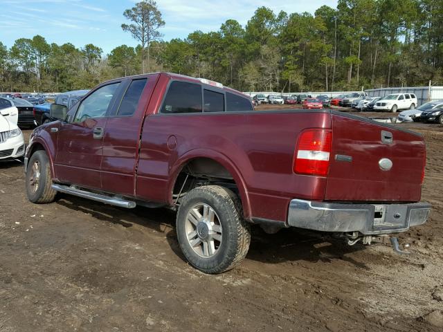 1FTPX12V66FB78882 - 2006 FORD F150 RED photo 3