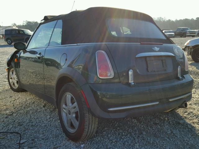 WMWRF334X5TF60166 - 2005 MINI COOPER GREEN photo 3