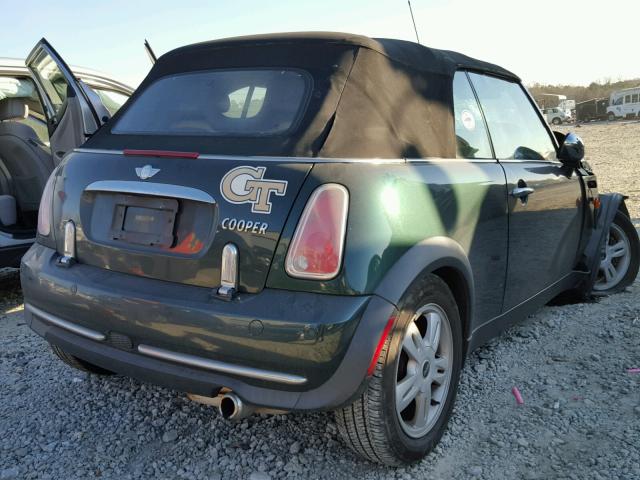 WMWRF334X5TF60166 - 2005 MINI COOPER GREEN photo 4