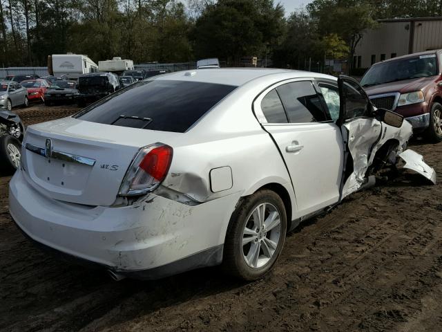 1LNHL9DR2CG805691 - 2012 LINCOLN MKS WHITE photo 4