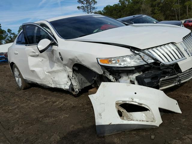 1LNHL9DR2CG805691 - 2012 LINCOLN MKS WHITE photo 9