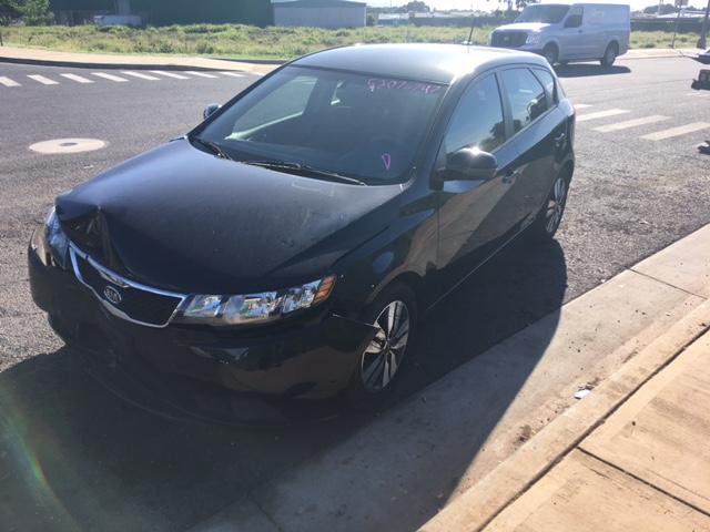 KNAFU5A20D5656670 - 2013 KIA FORTE EX BLACK photo 2