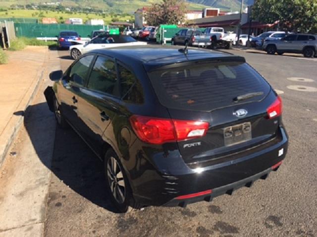 KNAFU5A20D5656670 - 2013 KIA FORTE EX BLACK photo 3