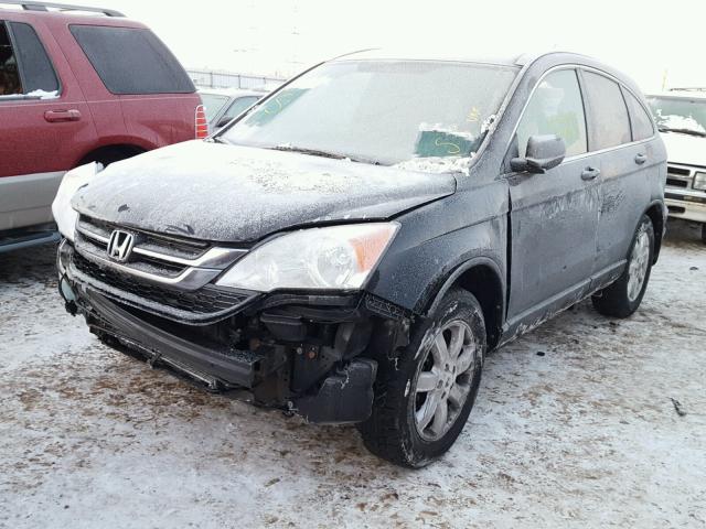 5J6RE4H41BL100062 - 2011 HONDA CR-V SE BLACK photo 2