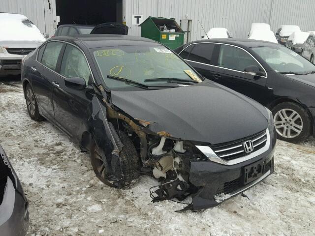 1HGCR2F3XEA125266 - 2014 HONDA ACCORD LX BLACK photo 1