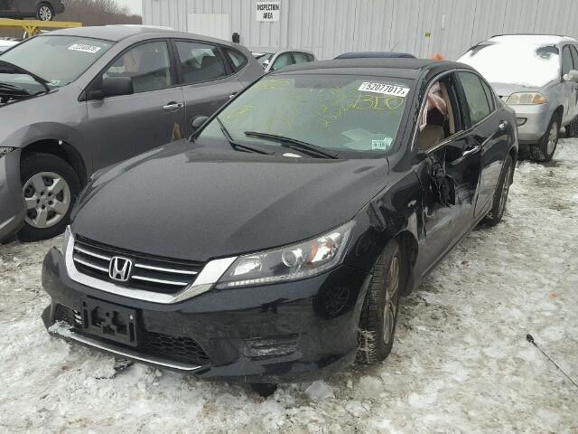 1HGCR2F3XEA125266 - 2014 HONDA ACCORD LX BLACK photo 2