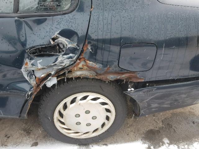 1Y1SK5265VZ448699 - 1997 GEO PRIZM BASE GREEN photo 9