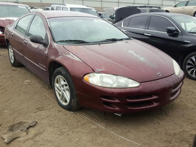 2B3AD46R61H575174 - 2001 DODGE INTREPID S MAROON photo 1