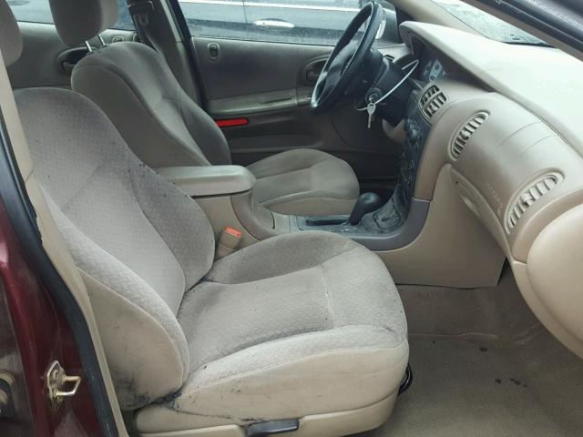 2B3AD46R61H575174 - 2001 DODGE INTREPID S MAROON photo 5