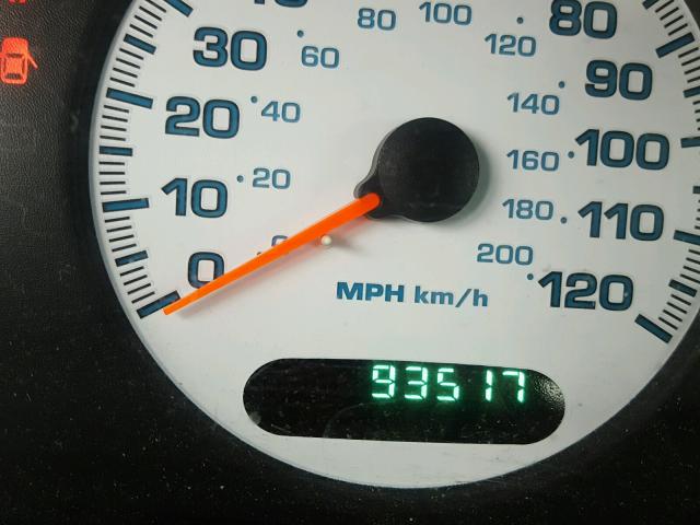 2B3AD46R61H575174 - 2001 DODGE INTREPID S MAROON photo 8