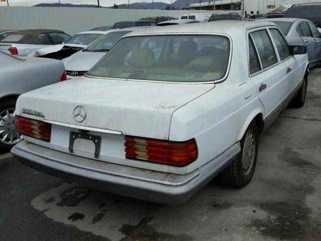 WDBCA25D6JA407896 - 1988 MERCEDES-BENZ 300 SEL WHITE photo 4