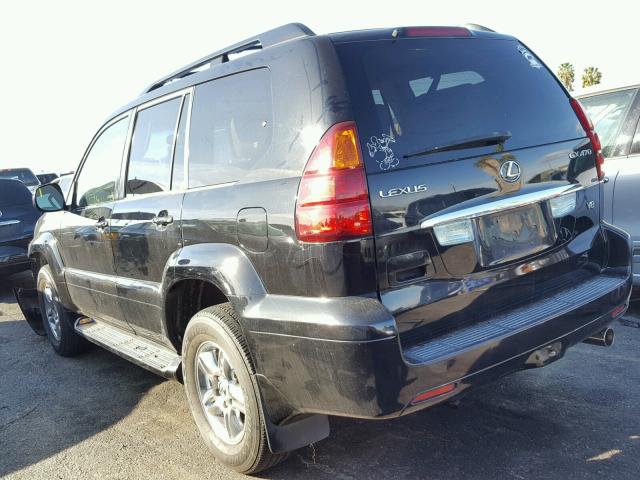 JTJBT20X750076795 - 2005 LEXUS GX 470 BLACK photo 3