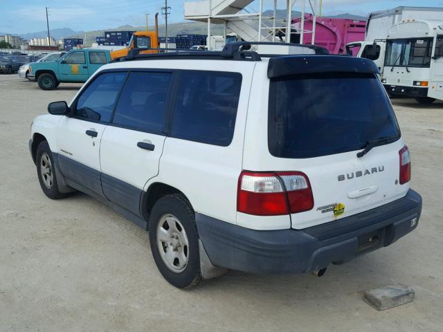 JF1SF63571H732958 - 2001 SUBARU FORESTER L WHITE photo 3