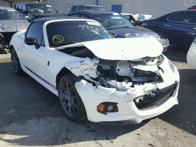 JM1NC2MF9F0238932 - 2015 MAZDA MX-5 MIATA WHITE photo 1