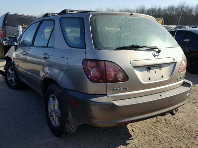 JT6HF10UXY0151313 - 2000 LEXUS RX 300 BEIGE photo 3