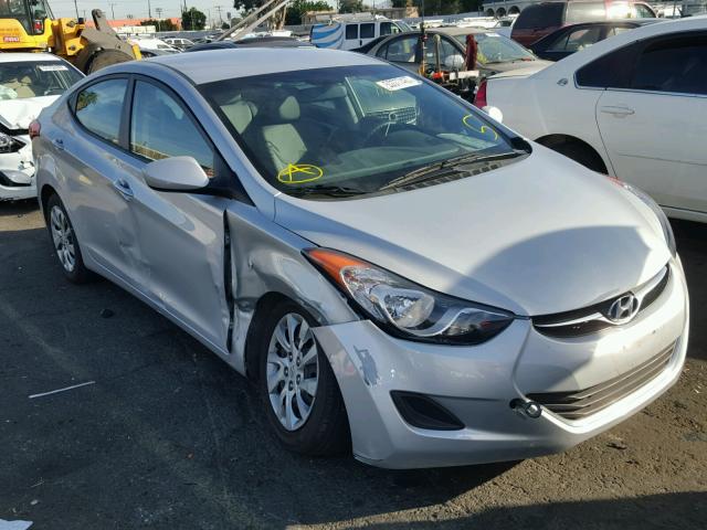 KMHDH4AE5CU395149 - 2012 HYUNDAI ELANTRA GL SILVER photo 1