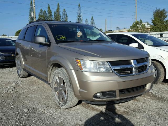 3D4GH57V19T171803 - 2009 DODGE JOURNEY SX GOLD photo 1