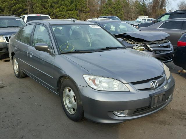 JHMES96655S026071 - 2005 HONDA CIVIC HYBR GRAY photo 1