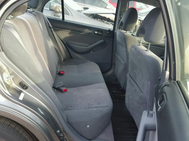 JHMES96655S026071 - 2005 HONDA CIVIC HYBR GRAY photo 6