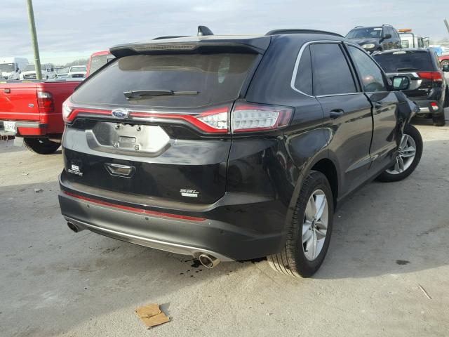 2FMPK3J9XGBB14955 - 2016 FORD EDGE SEL BLACK photo 4